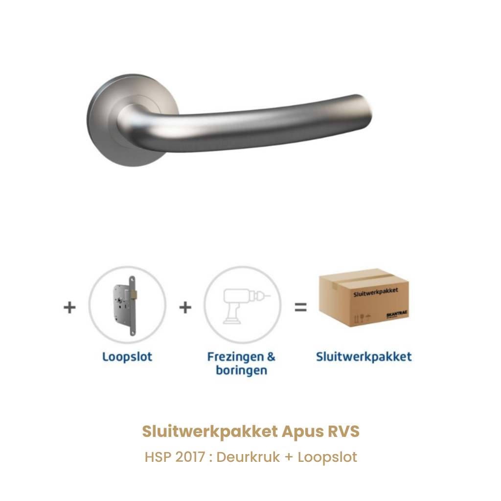 Skantrae Sluitwerkpakket Apus RVS